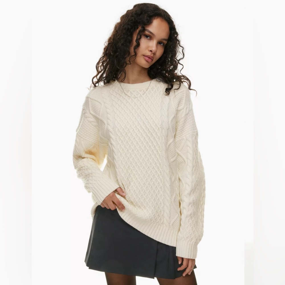 Sunday Best White Peggy Sweater
